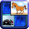 Animals and Cars pair card icon