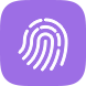 Fingerprints and passwords icon