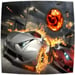 Rocket Car Ball Icon