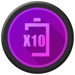 Fast Battery Charger 10x Icon