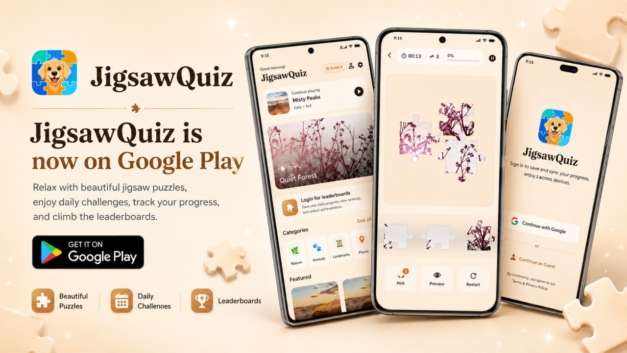 Jigsaw Quiz: Picture Puzzle